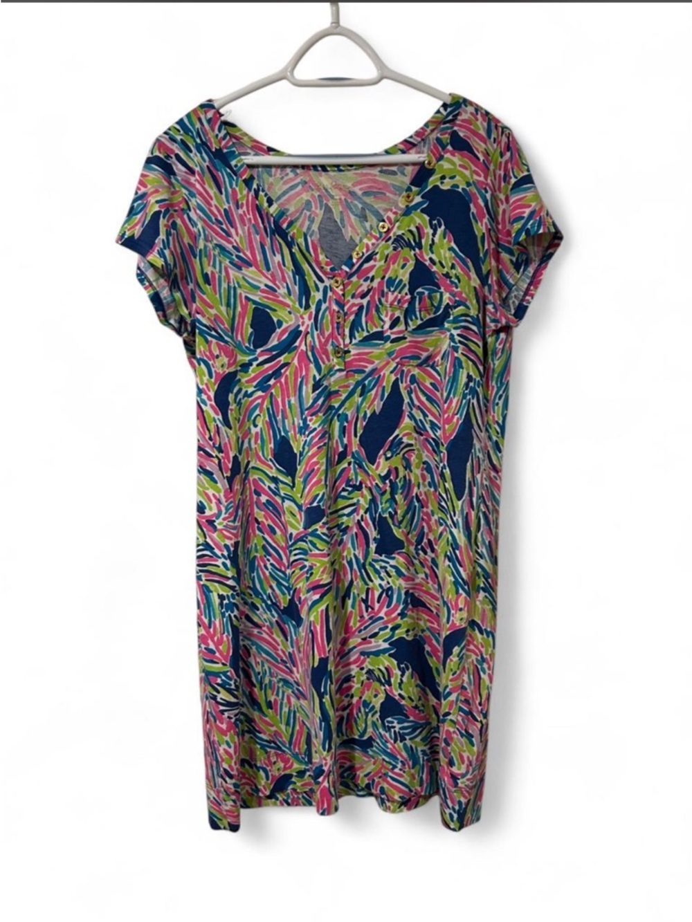 Colorful Lily Pulitzer t shirt dress XL